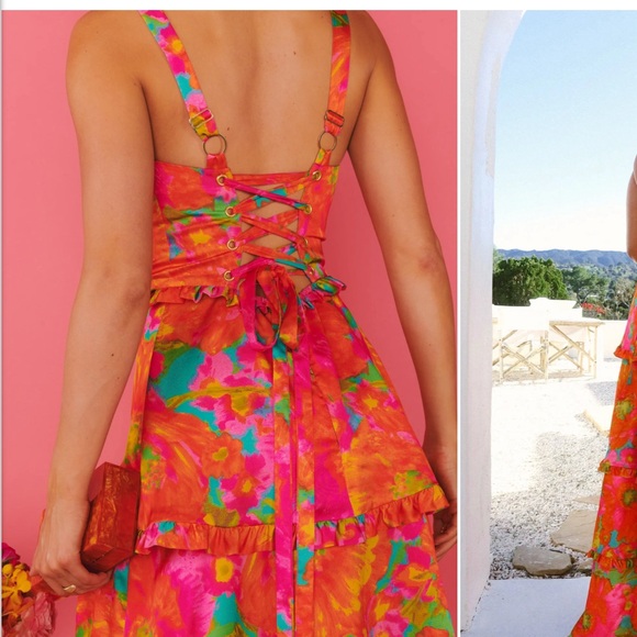 Show Me Your Mumu Floral Multicolor Maxi Dress - Picture 2 of 5